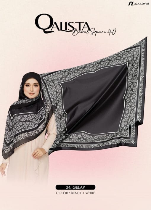 BAWAL SQUARE QALISTA 4.0 - 34 GELAP - Image 2