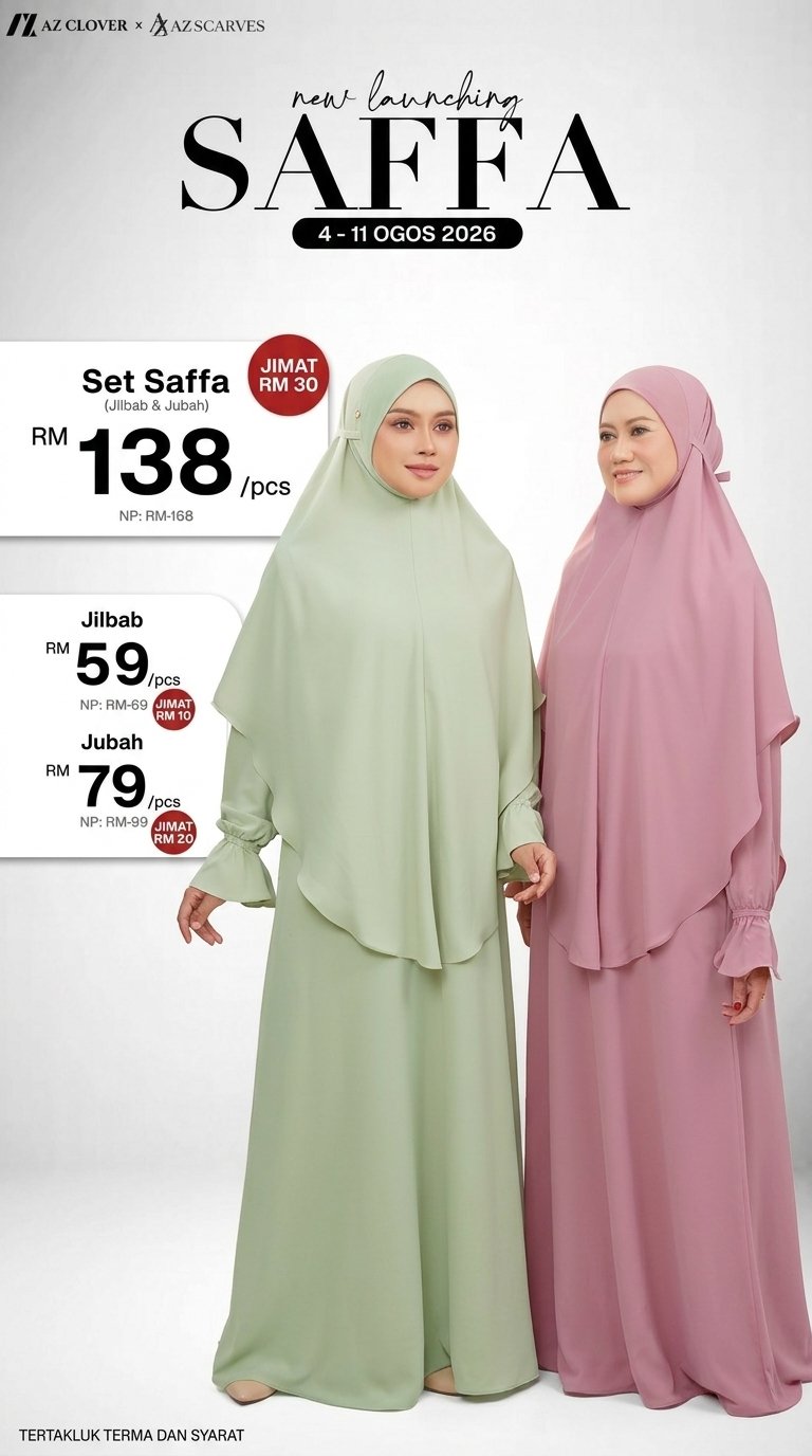 SAFFA JILBAB & JUBAH