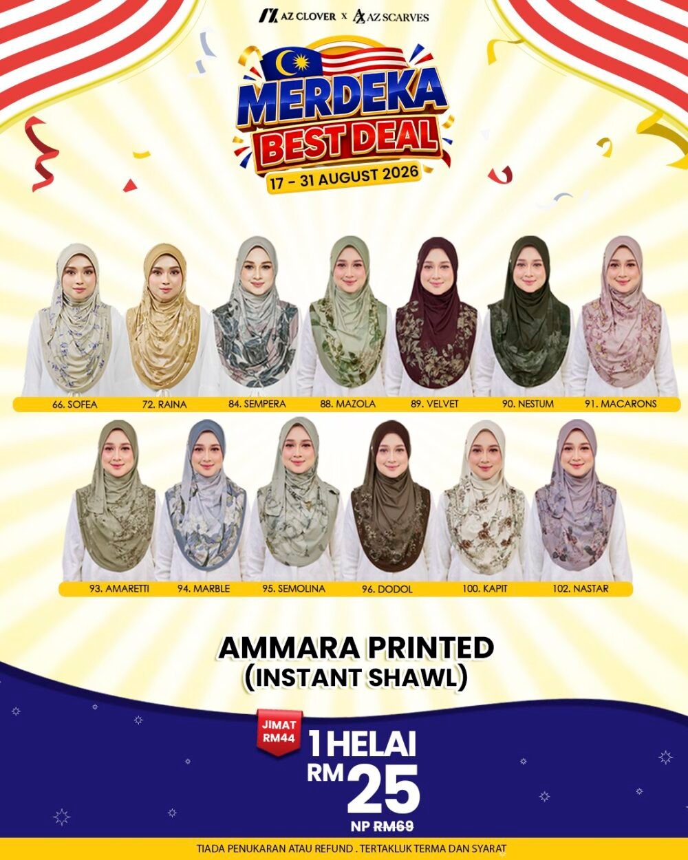 SARUNG INSTANT SHAWL AMMARA